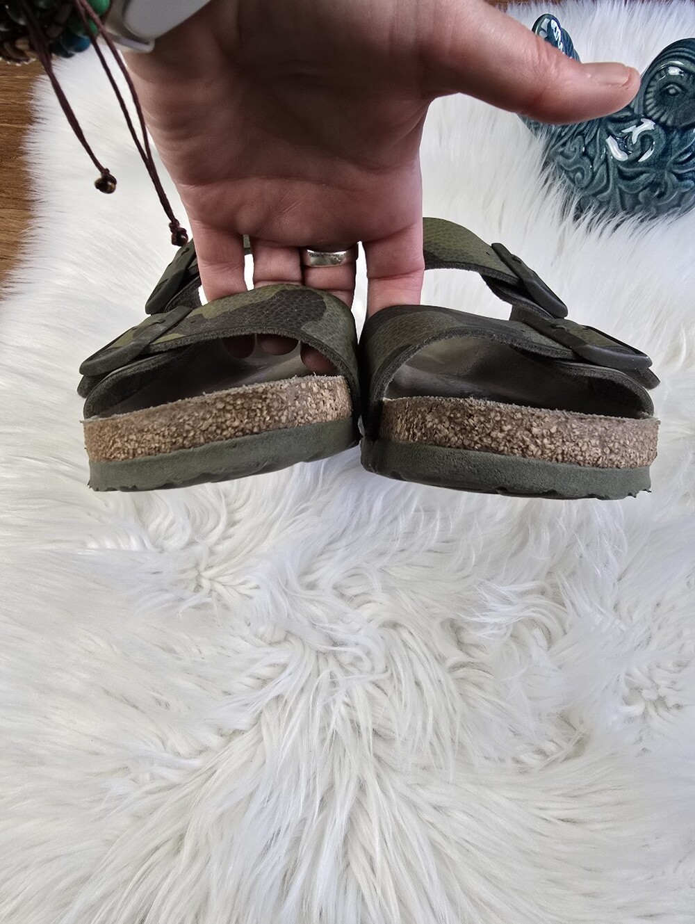 Birkenstock Arizona Camo Print Sandals 38 Narrow - Picture 4 of 13